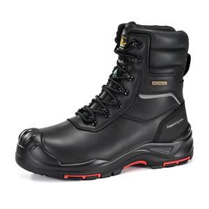 CSA certified waterproof insulated winter safety boots H-9552BK with composite toe