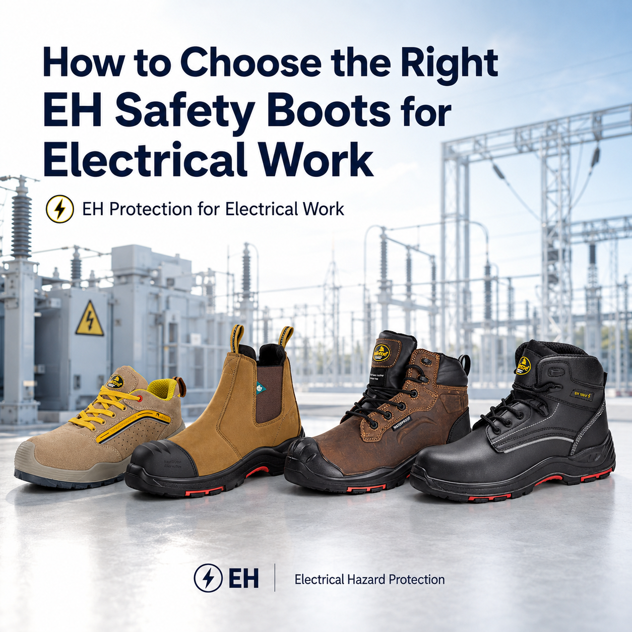 How to Choose the Right EH Safety Boots for Electrical Work