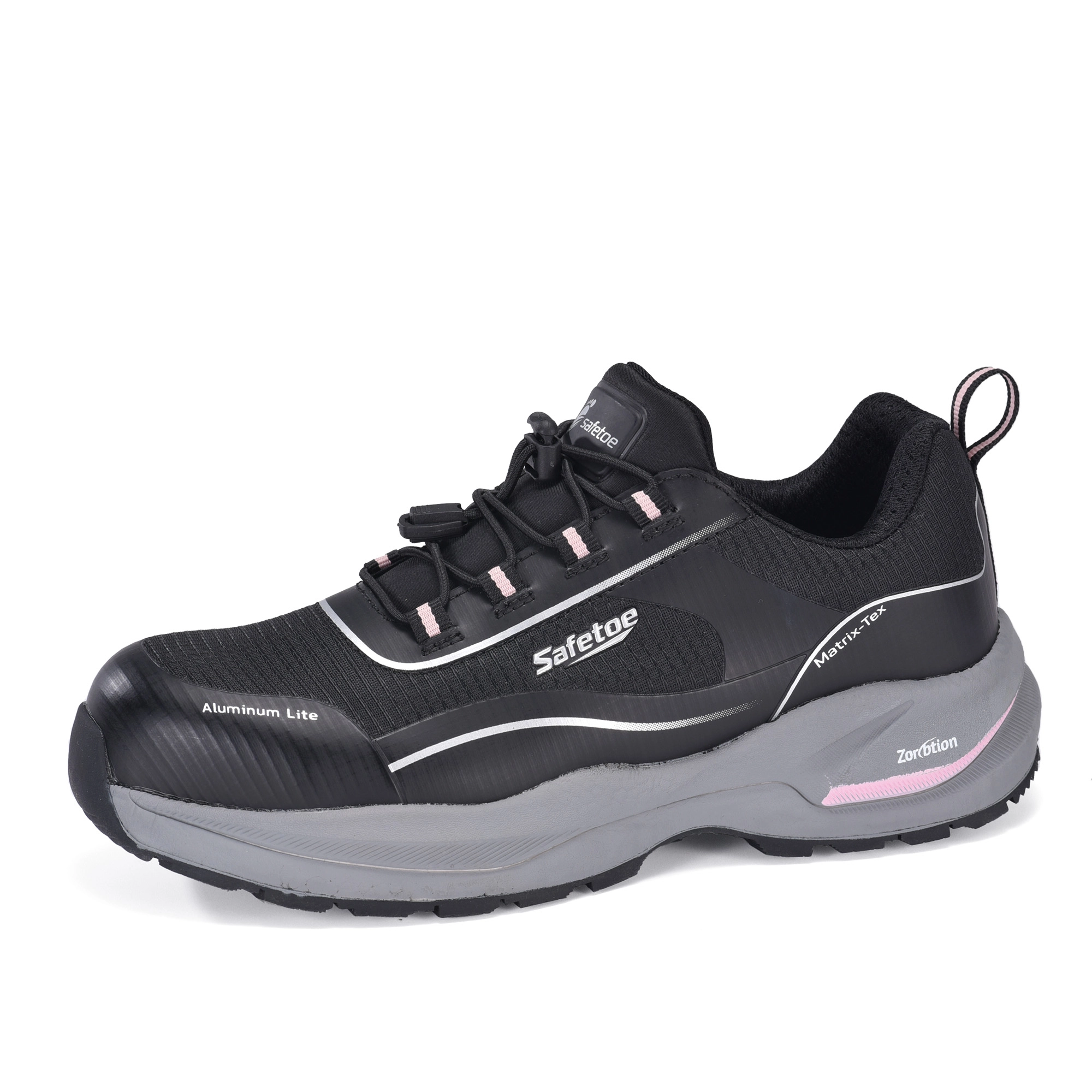 SAFETOE L-7613 women's lightweight safety sneakers with breathable textile upper and aluminum toe protection