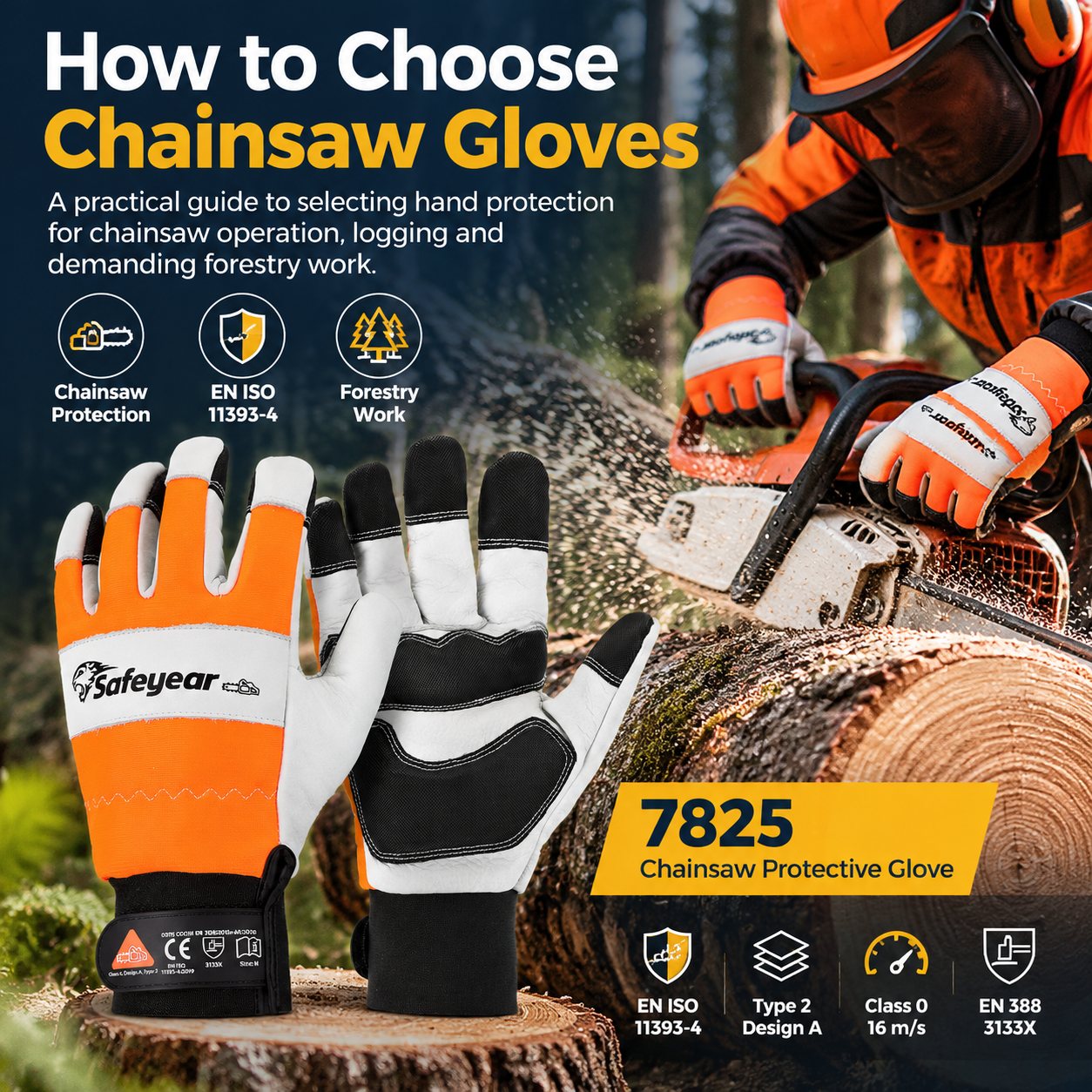 How to Choose Chainsaw Gloves: A Guide to Forestry Hand Protection & EN ISO 11393-4