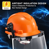 W-003V non-vented electrical safety helmet for dielectric protection