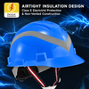 W-003R Class E electrical safety helmet with non-vented shell
