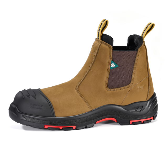 CSA EH Composite Toe Chelsea Safety Boots | Metal Free Leather Work Boots M-8025NB