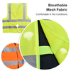 Hi-Vis Reflective Safety Vest Yellow & Orange | Lightweight Work Vest EN ISO 20471
