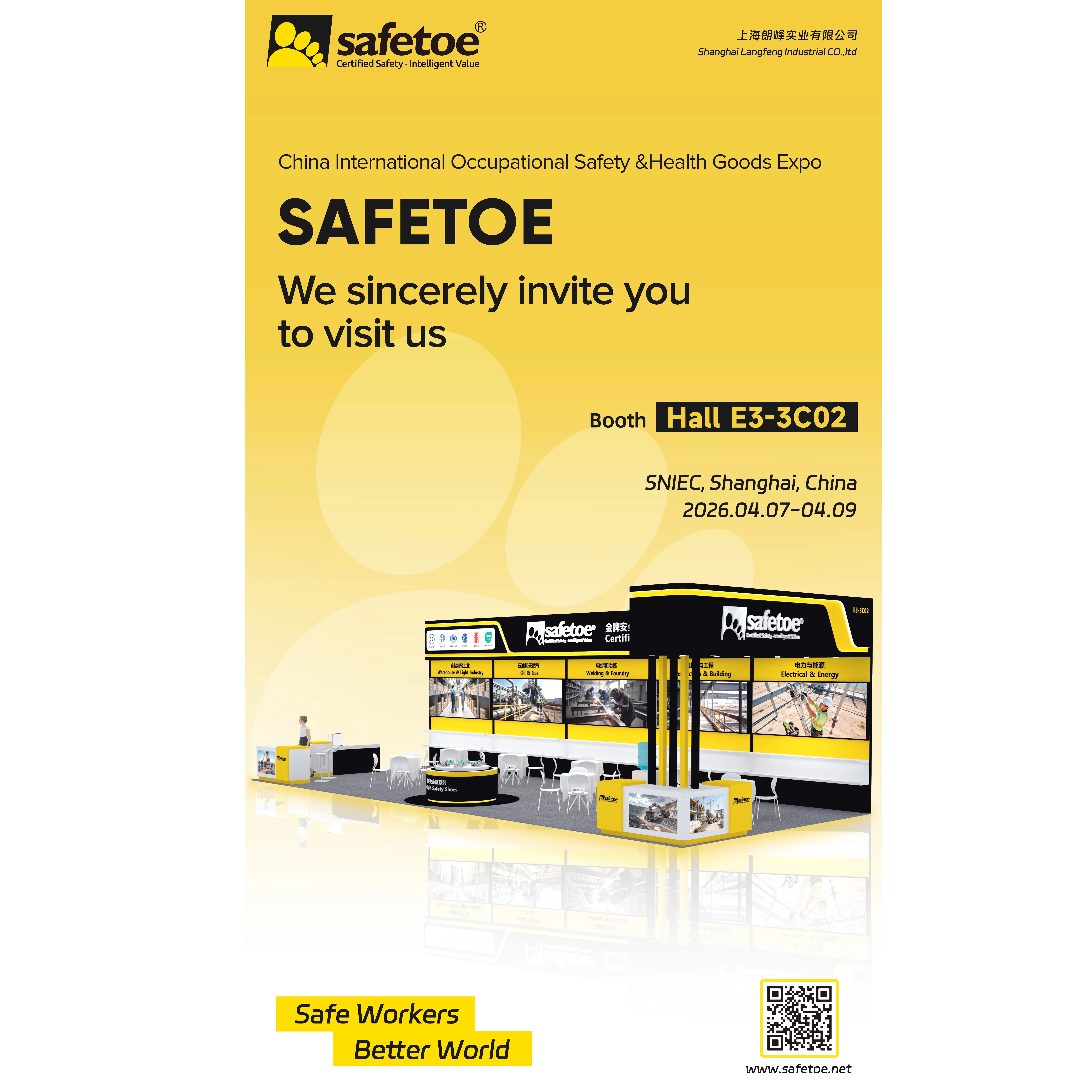Meet SAFETOE at CIOSH 2026 - Shanghai