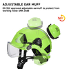 M-5018 forestry helmet with EN 352-3 earmuffs for hearing protection