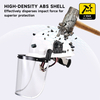 Non Vented Safety Helmet with Face Shield Visor