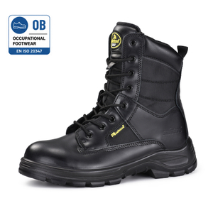 Safetoe H-9438 OB black leather tactical occupational boot certified to EN ISO 20347