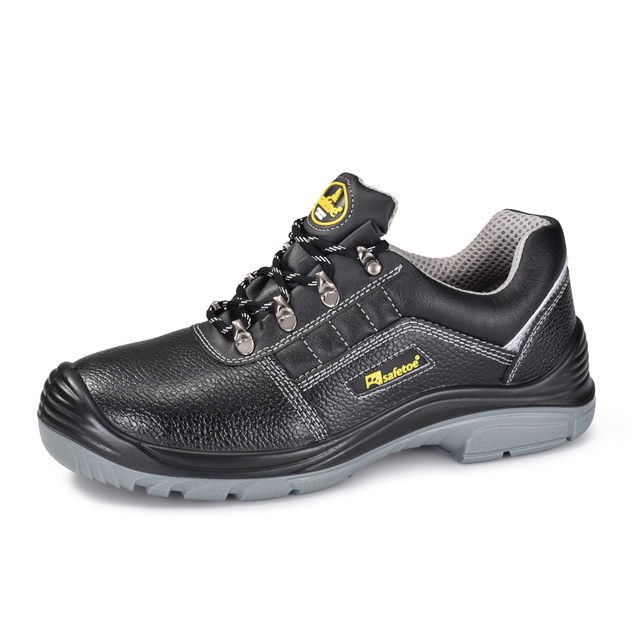L-7163 lightweight S3 construction safety shoes with steel toe and anti odor breathable lining