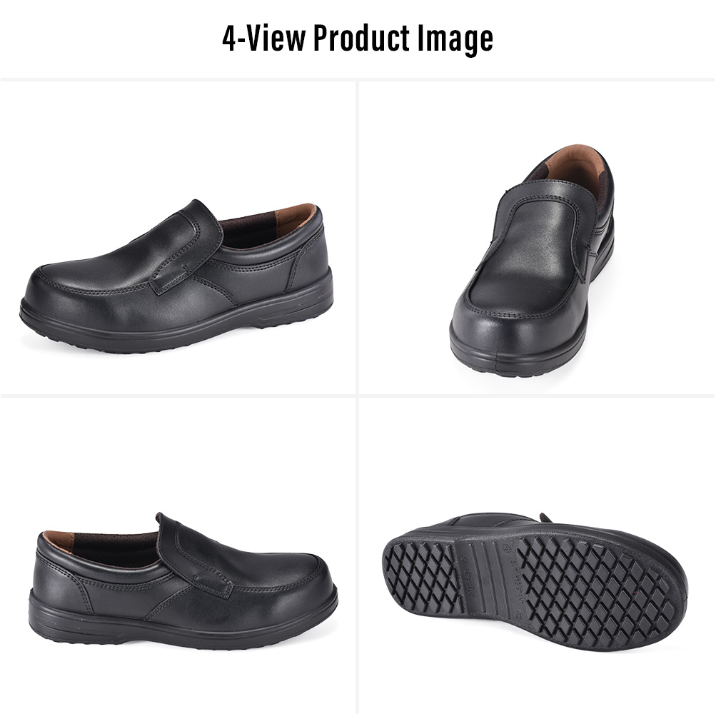 Executive & Manager Slip-On Safety Shoes with Composite Toe & Kevlar Protection | L-7610
