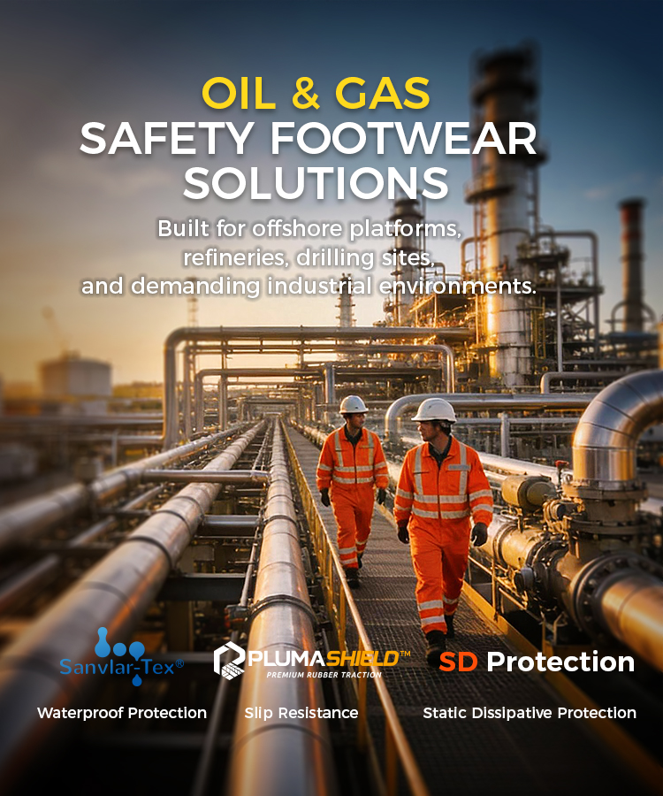 Oilfield, Refinery, Pipeline & Offshore Safety Boots: What Protection Does Each Worksite Need?