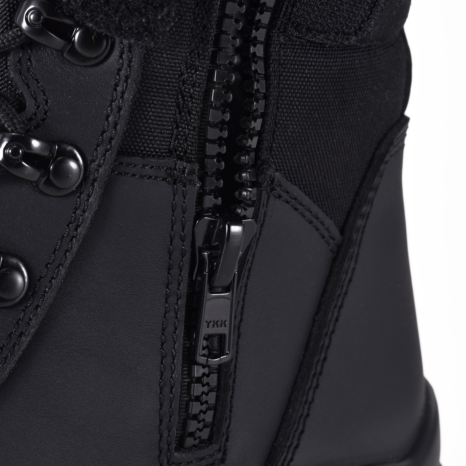 AS 2210.3 S3 Steel Toe Mining Safety Boots With Zipper | M-8577BK 