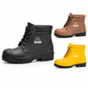 Safetoe W-6050 short S5 safety Wellington boots with black waterproof PVC upper and steel toe protection