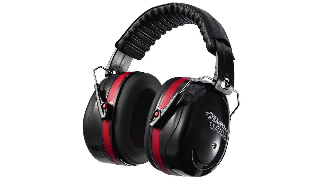 CE 352 ABS Protective EarMuffs EM-5002 Red