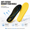 Safetoe M-8025NB mining work boots with anti-fatigue memory foam insole for all-day comfort