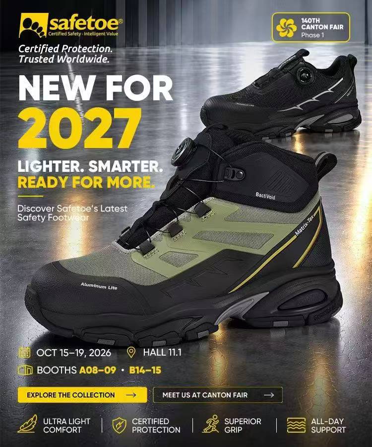 Meet Safetoe at the 140th Canton Fair: Discover Our New Safety Shoes for 2027