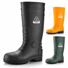 Safetoe W-6038 S5 safety wellington boots with waterproof PVC upper and steel toe protection