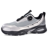 L-7601 silver lightweight aluminum toe safety shoes with QuickDial closure