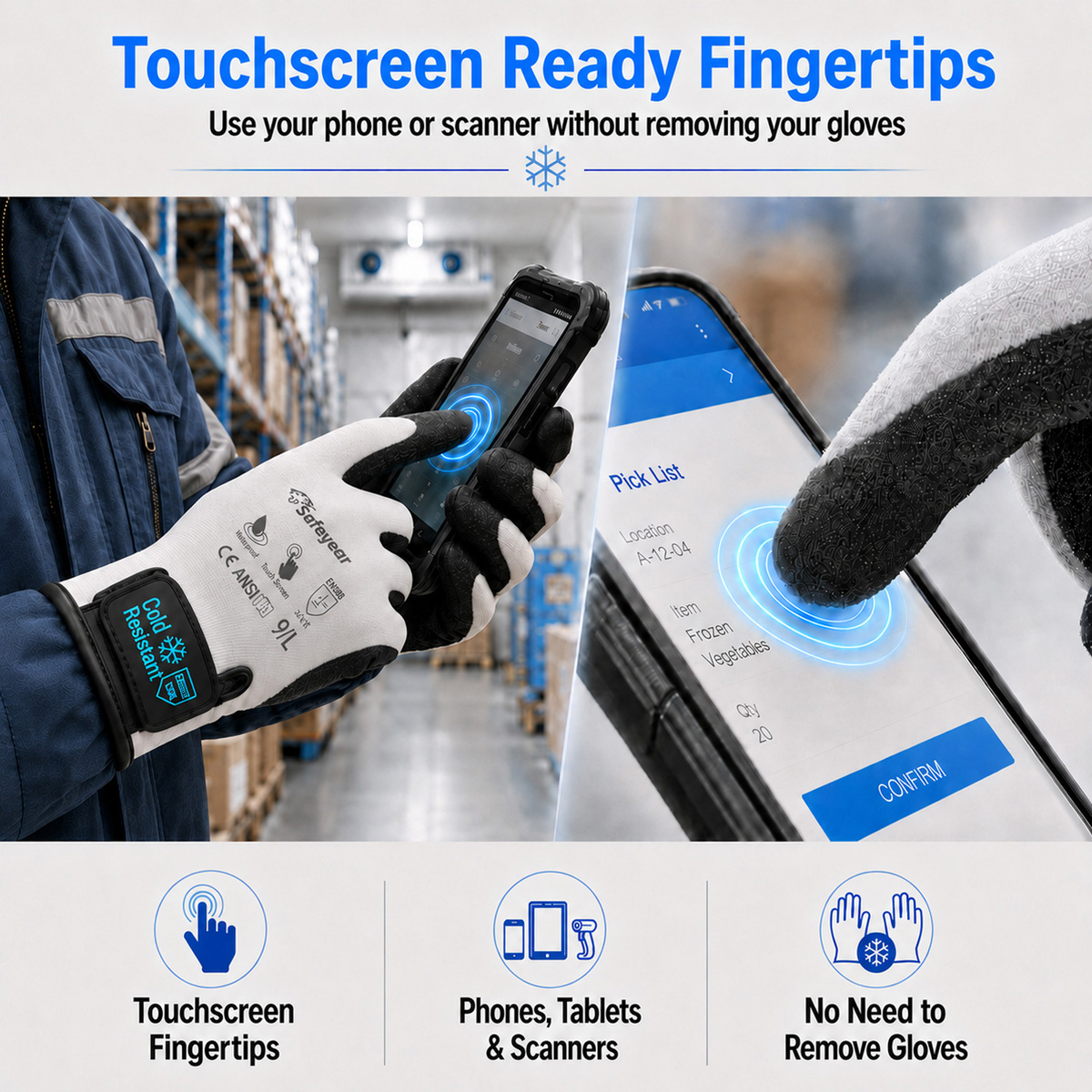 Cold Weather Work Gloves FL-9002