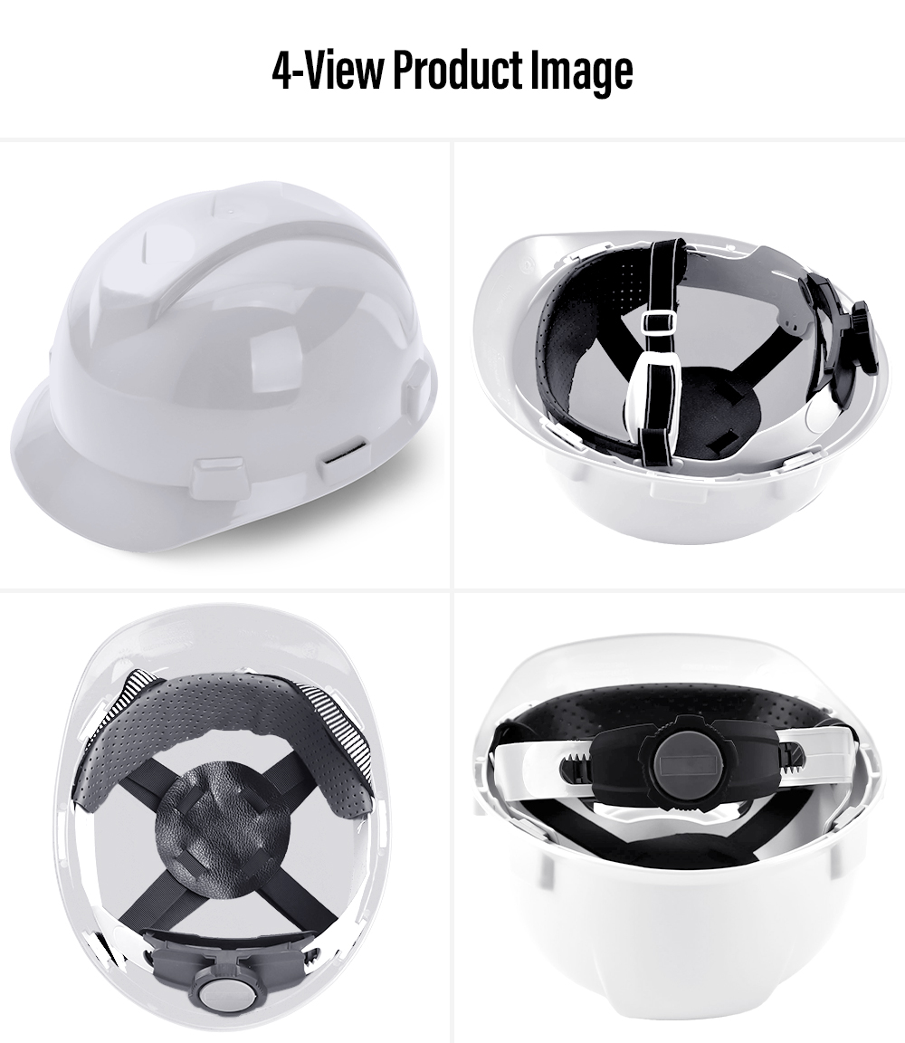 Miner & Construction Safety Helmets W-003 White