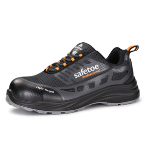 L-7571 lightweight breathable safety sneakers with composite toe and Kevlar puncture protection