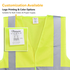 Hi-Vis Reflective Safety Vest Yellow & Orange | Lightweight Work Vest EN ISO 20471