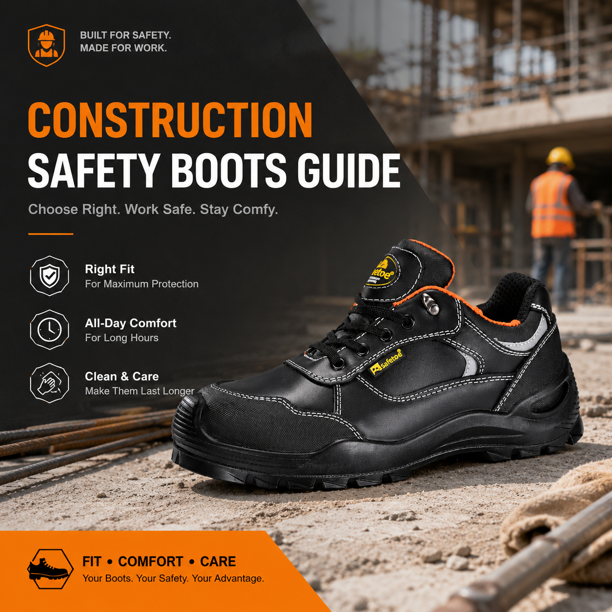Choose the Right Safety Boot and Clean It Properly