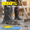  Steel Toe Industrial & Construction Boots for Men Working H-9430 Black