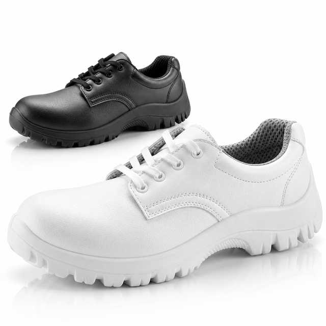 S2 Lace-Up Food Industry Safety Shoes L-7196