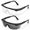 Safeyear KS102 heavy-duty industrial safety glasses with clear polycarbonate lens and durable PC frame