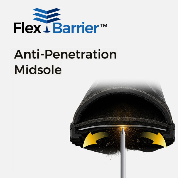 FlexBarrier Anti-penetration midsole