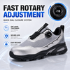 QuickDial fast rotary adjustment system on L-7601 safety shoes