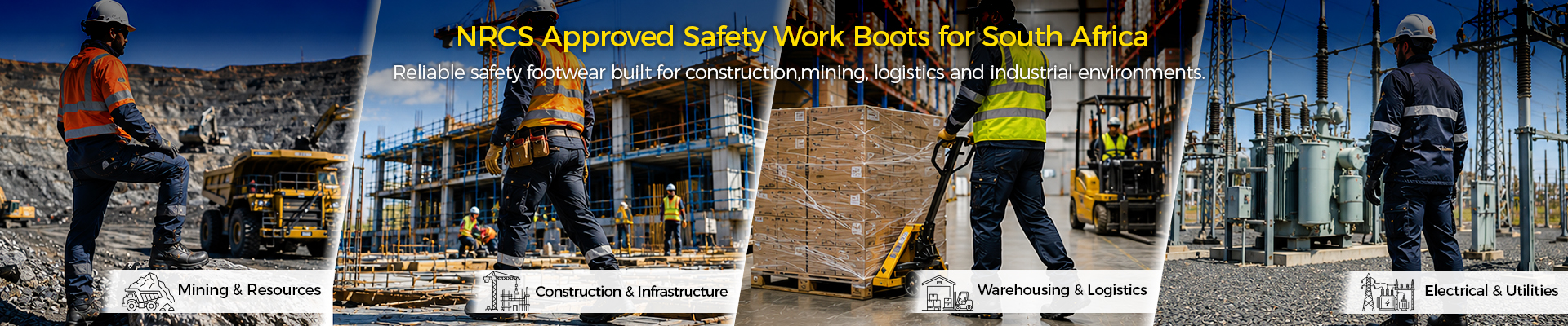 NRCS Approved Safety Footwear for South Africa