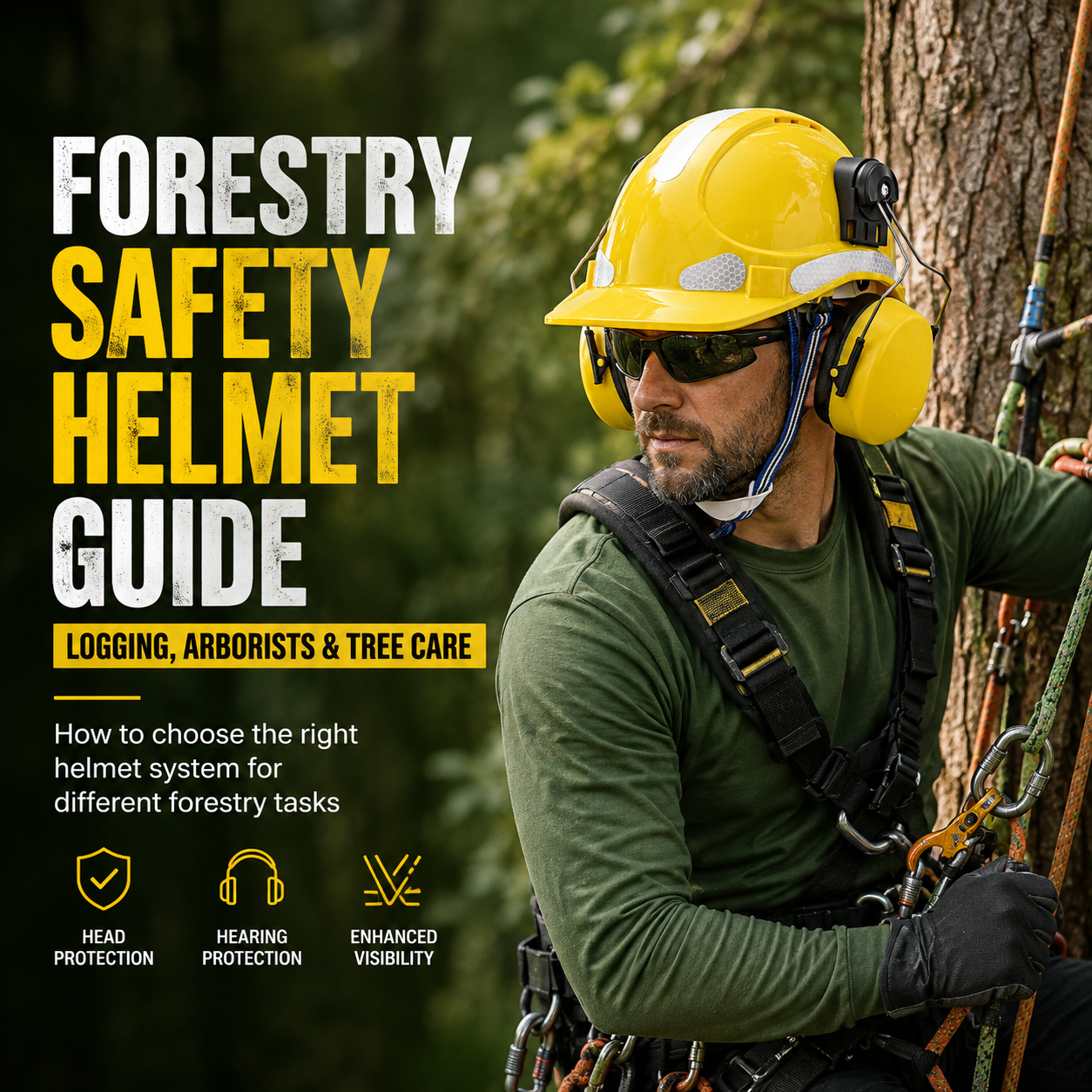 How to Select a Forestry Safety Helmet for Logging, Arborists and Tree Care Professionals
