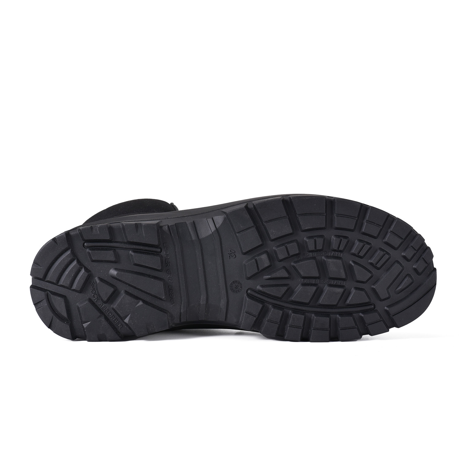 AS 2210.3 S3 Steel Toe Mining Safety Boots With Zipper | M-8577BK 