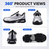 360-degree views of L-7601 lightweight safety shoes for logistics workers