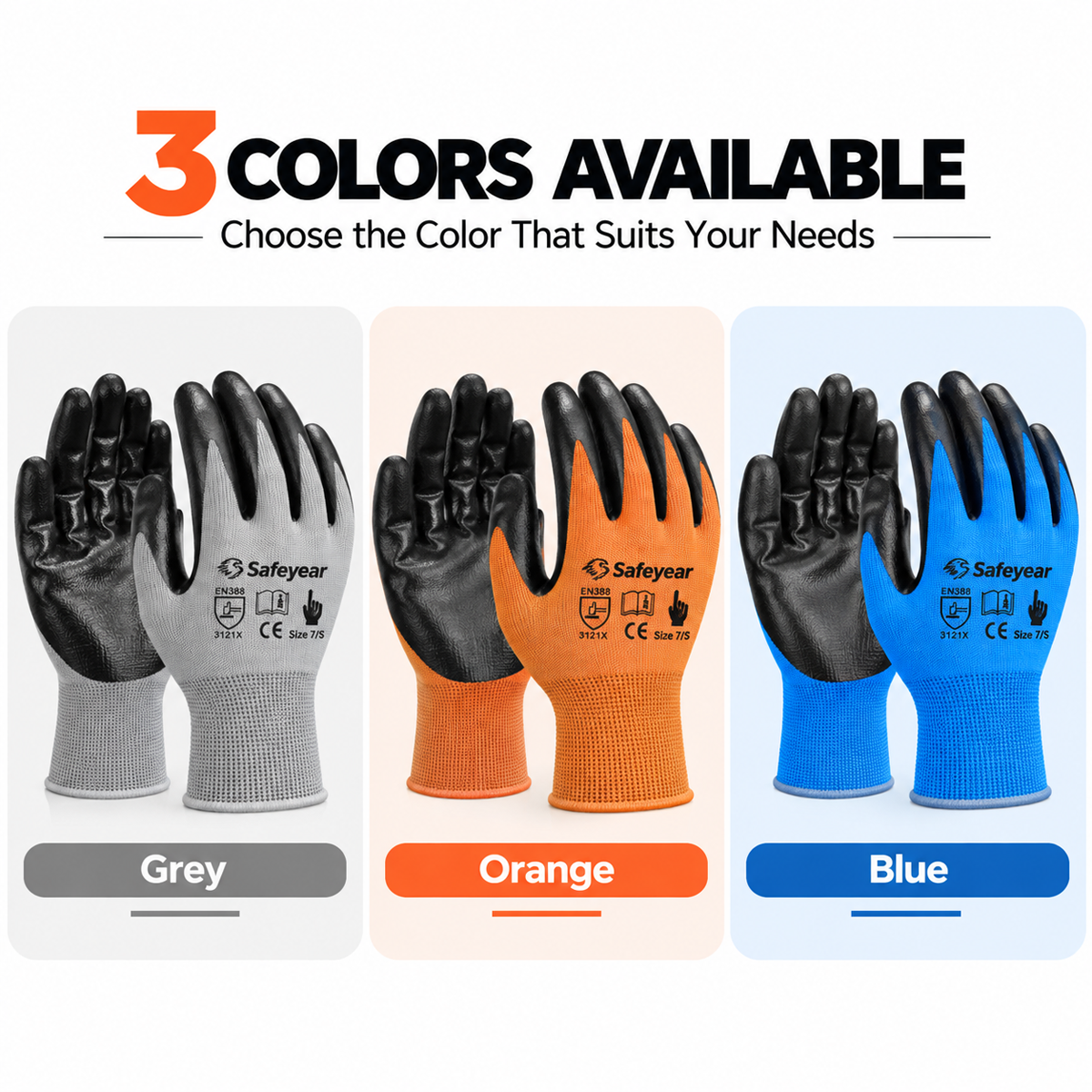 Nitrile Coated Work Gloves N1552
