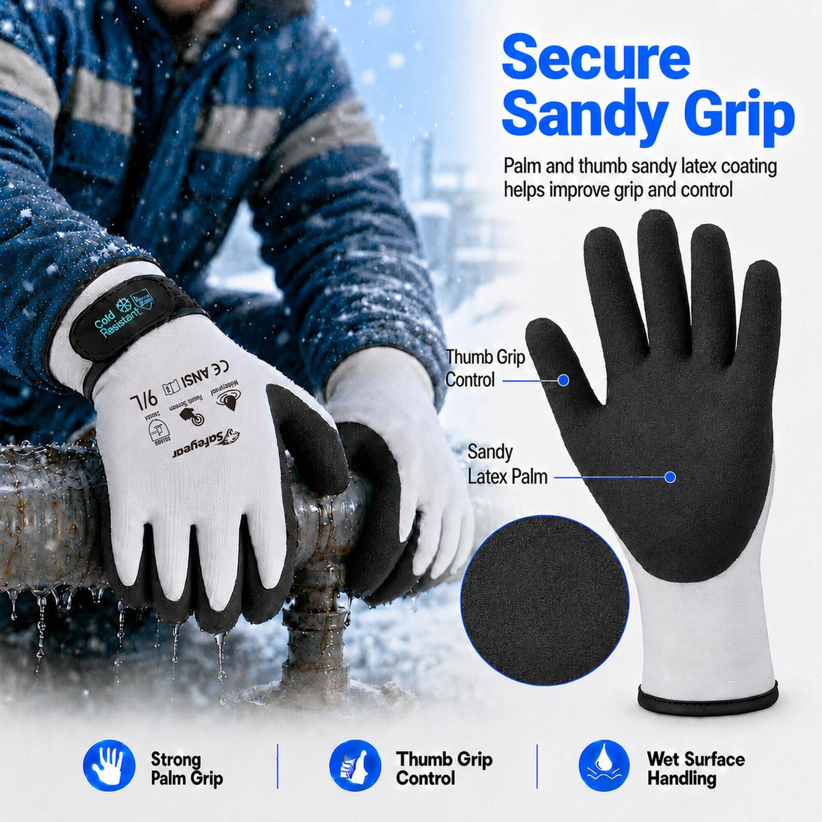 Cold Weather Work Gloves FL-9002