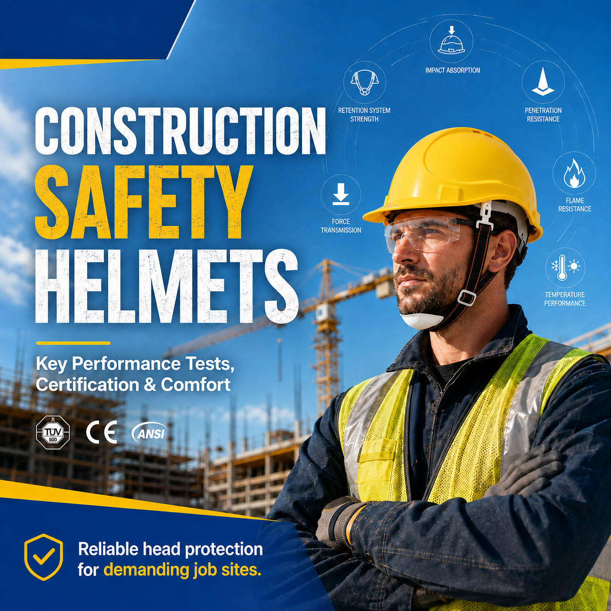 Top 7 Head Protection Hazards on Construction Sites and How to Choose the Right Safety Helmet