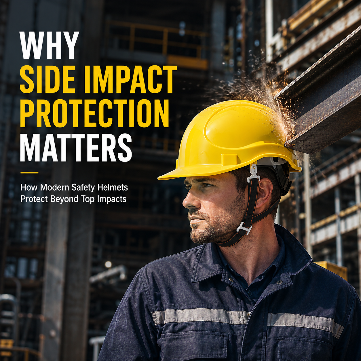 Why Side Impact Protection Matters: How Modern Safety Helmets Protect Beyond Top Impacts