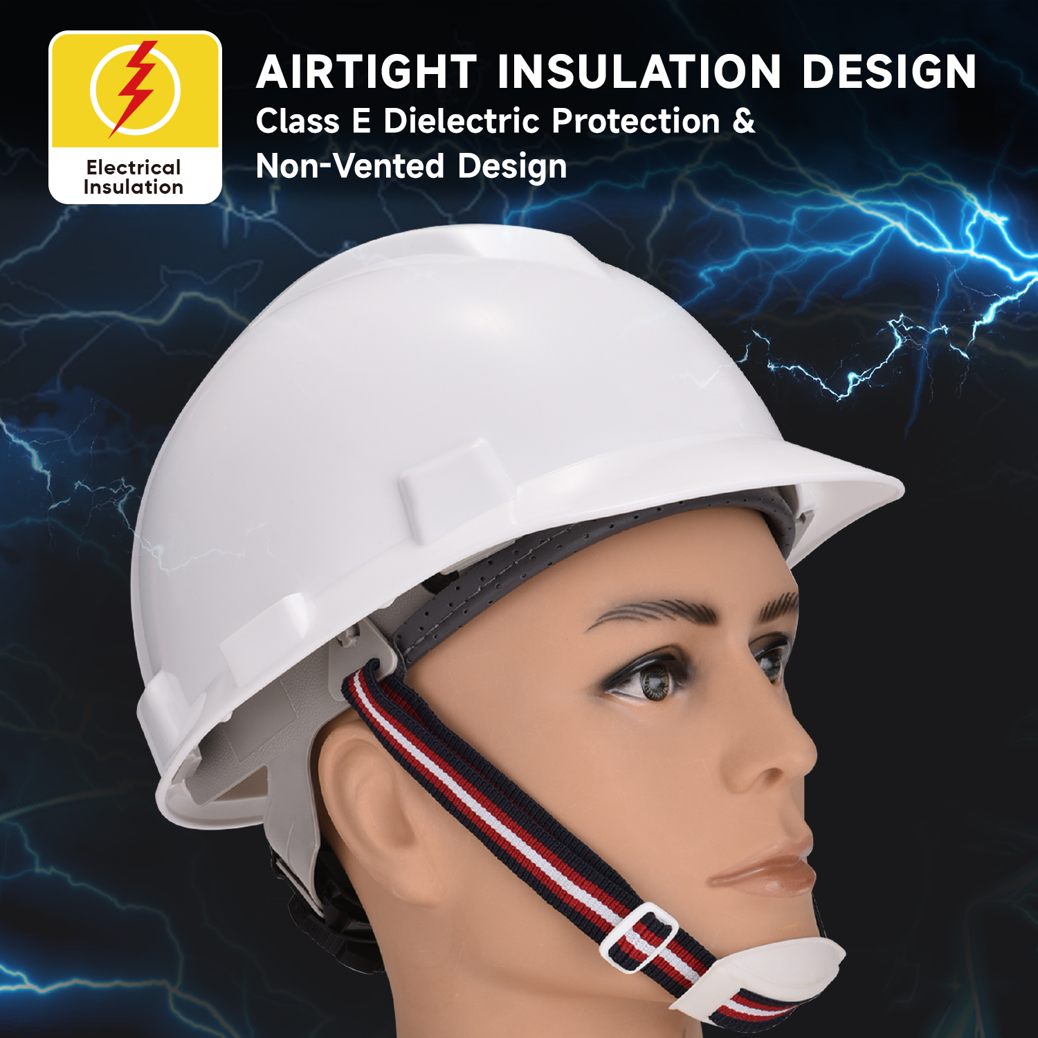 Miner & Construction Safety Helmets W-003 White