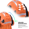 Safety Helmet with Face Shield and Ear Muff Protection M-5017 Orange