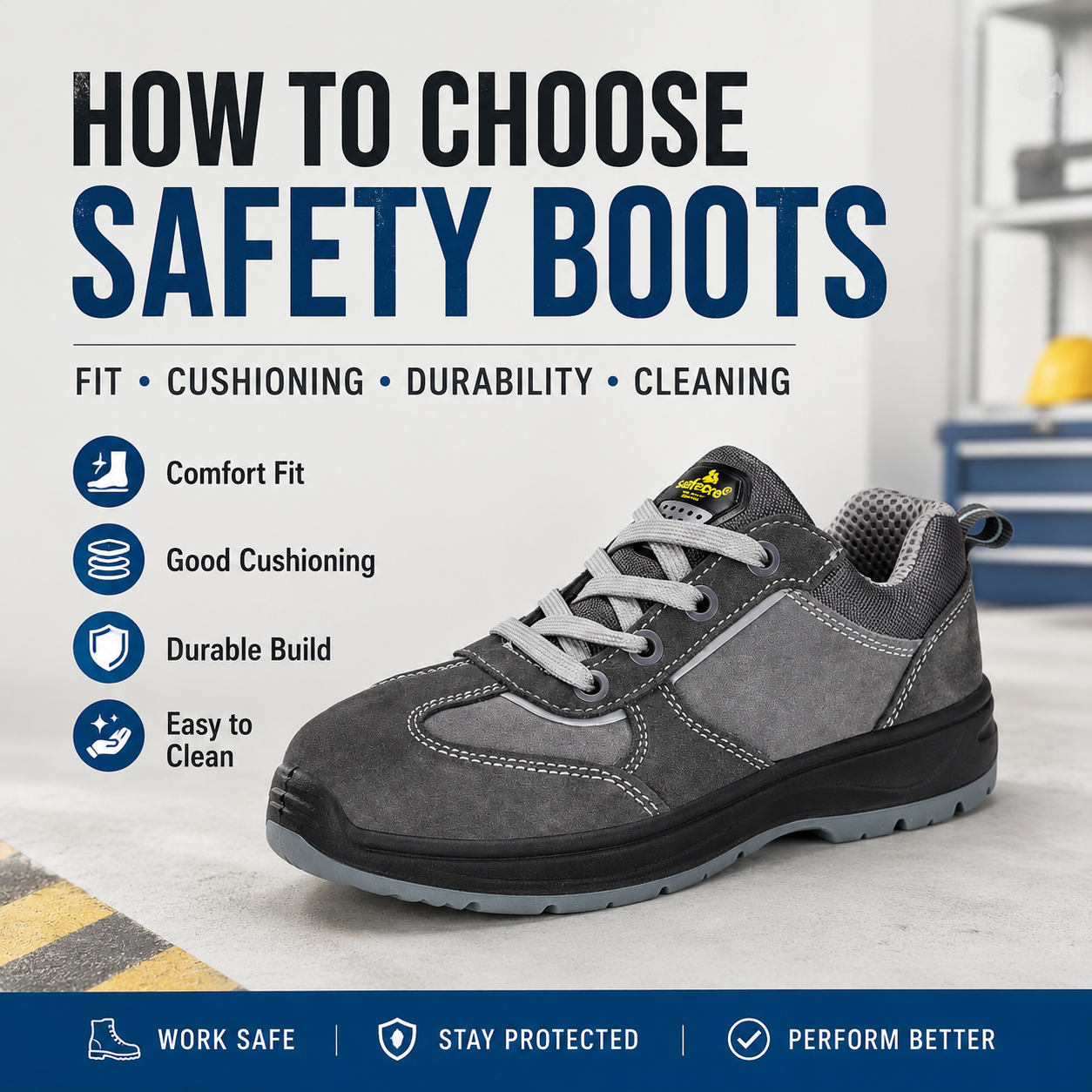 You Should Learn to Properly Shop and Clean Safety Boots