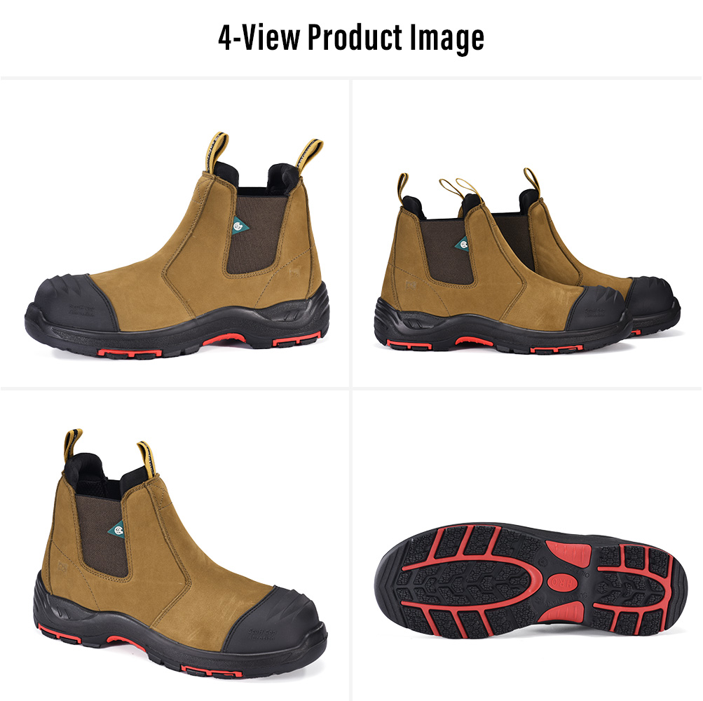 M-8025NB CSA EH Composite Toe Metal-Free Leather Work Boots Multi-View