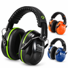 Safeyear FM-1B lightweight safety earmuffs with NRR 26 dB hearing protection