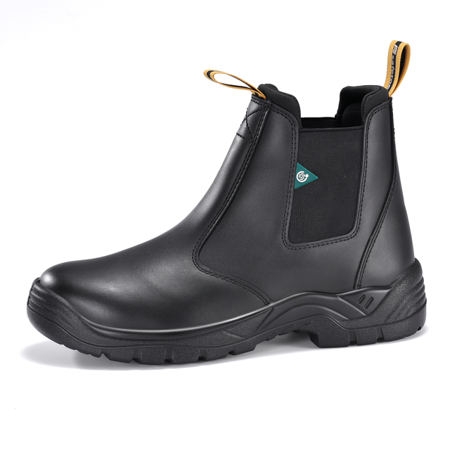CSA certified steel toe safety boots with Green Triangle protection M-8025