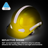  Vented Safety Helmet with Earmuffs Hearing Protection
