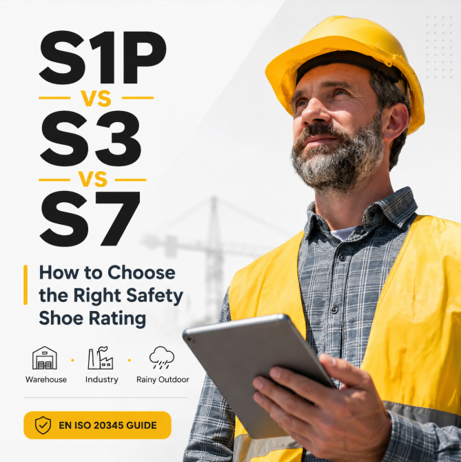 S1P vs S3 vs S7: How to Choose the Right Safety Shoe Rating 