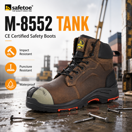 M-8552 “Tank” Safety Shoes: Industrial-Grade Protection Against